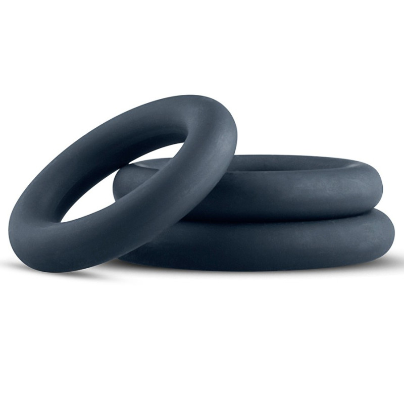 Boners Set de 3 cockrings Boners Silicone 9mm